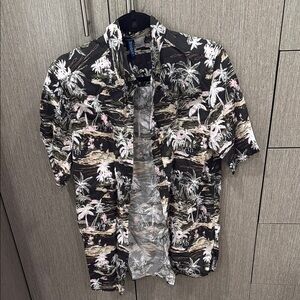 Tropical Palm Tree Print Shirt